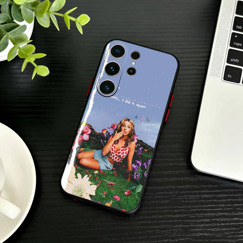Singer B-Britney Spears   Phone Case For Samsung S26,S25,S24,S23,S22,S21,S20,S30,Ultra,Plus,Fe,Note,5G Black Cover
