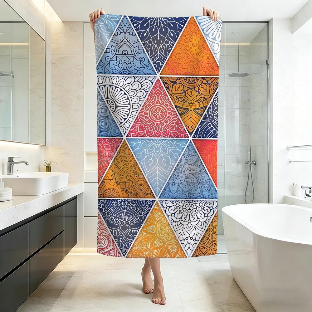 Exotic B-Bohemian Ethnic PatternS Towel Five-Star Hotel Quality Eco-Friendly Ultra Soft Thick Towels & Beach Towels