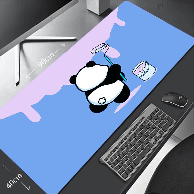 Panda xcm XXL Lock Edge Mousepads Large Gaming Mousepad Desk Mat Mouse Mat Beast Desk Pad For Gift Mouse Pad
