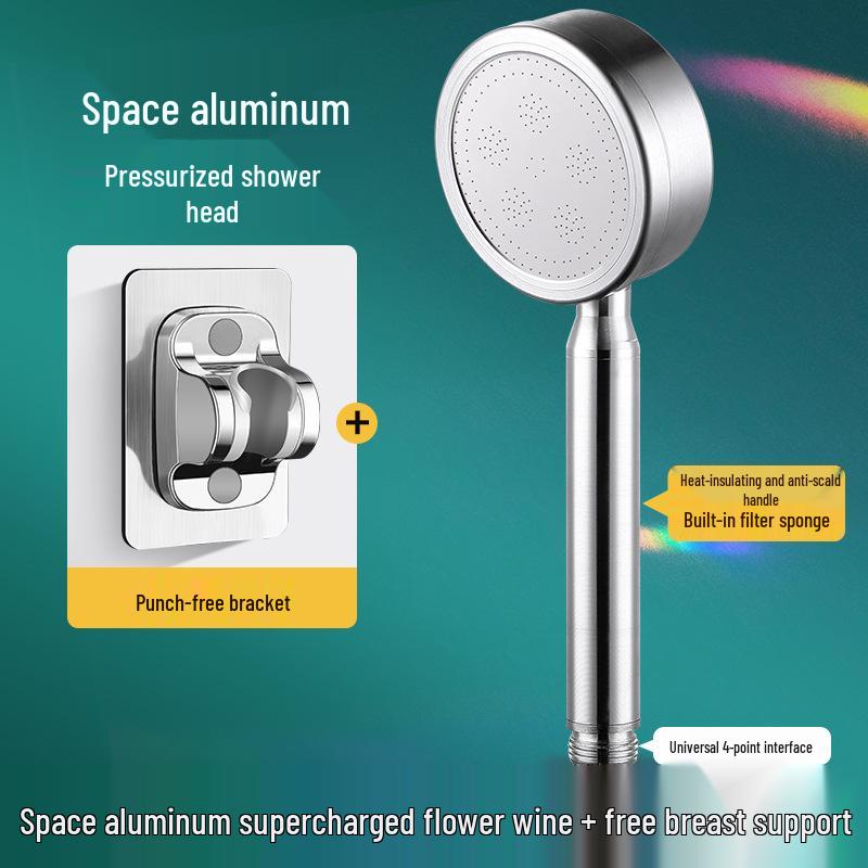 304 Stainless Steel High-Pressure Rain Shower Head for Bathroom