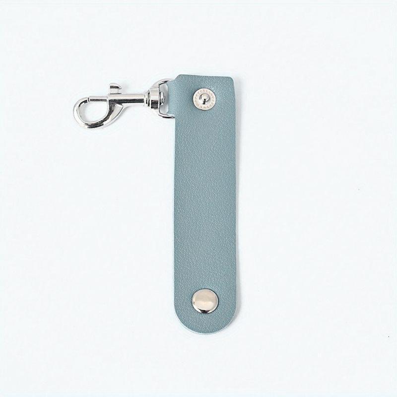 Wear Resistant PU Leather Keychain Anti-Lost Simple Fashion Premium Car Key Strap for Men Women Daily Use