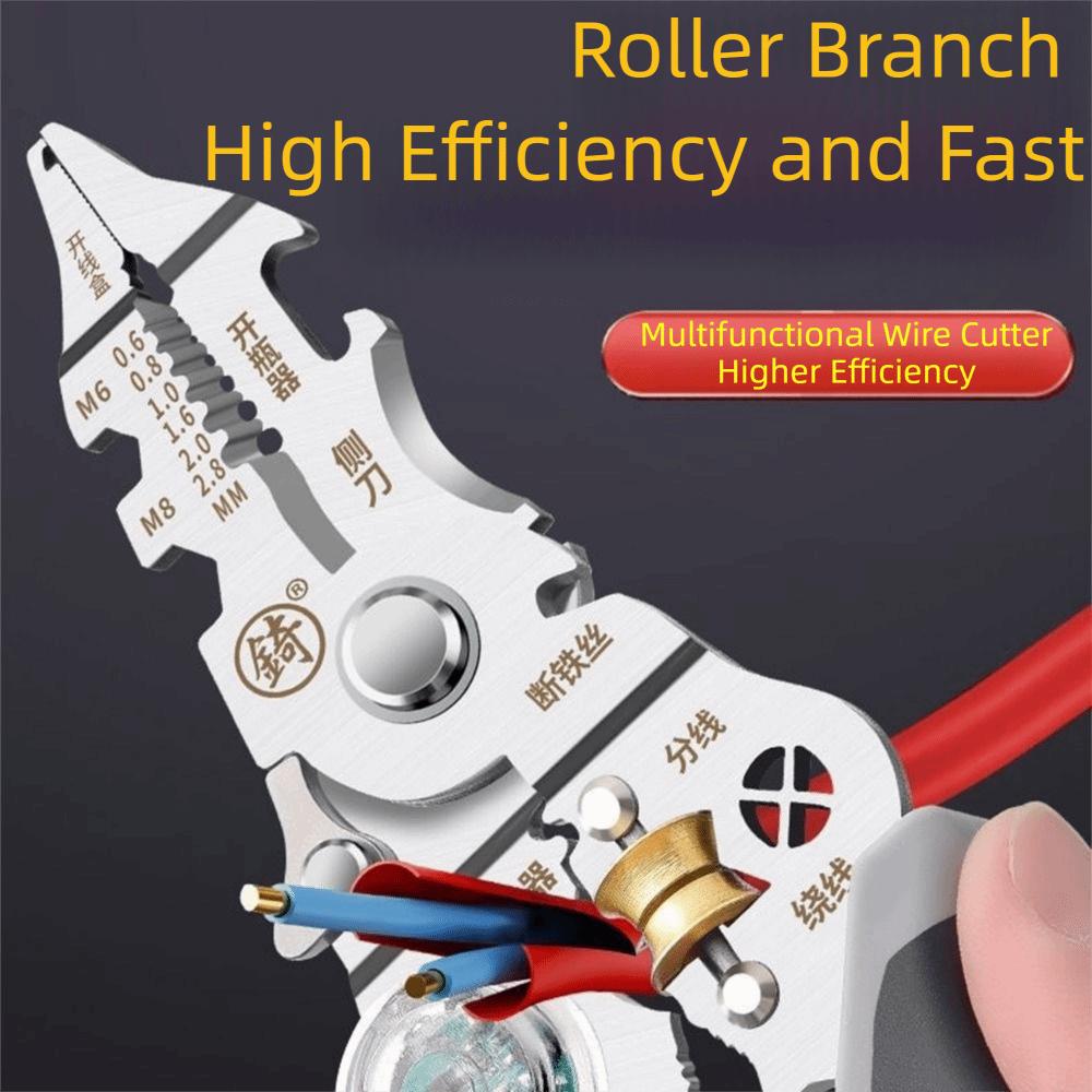 10 In 1 Electricity Measurement Pliers Intelligent Voltage Indicator Wire Stripper  Wire Pulling