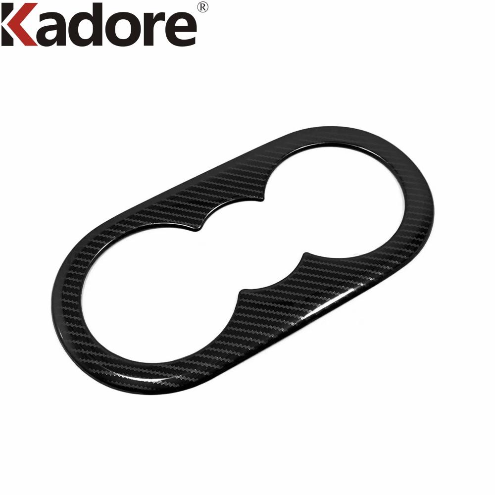 For Volkswagen VW Golf 8 MK8 Pro R    Stainless Car Rear Seat Water Cup Holder Frame Cover Trim Interior Accessories