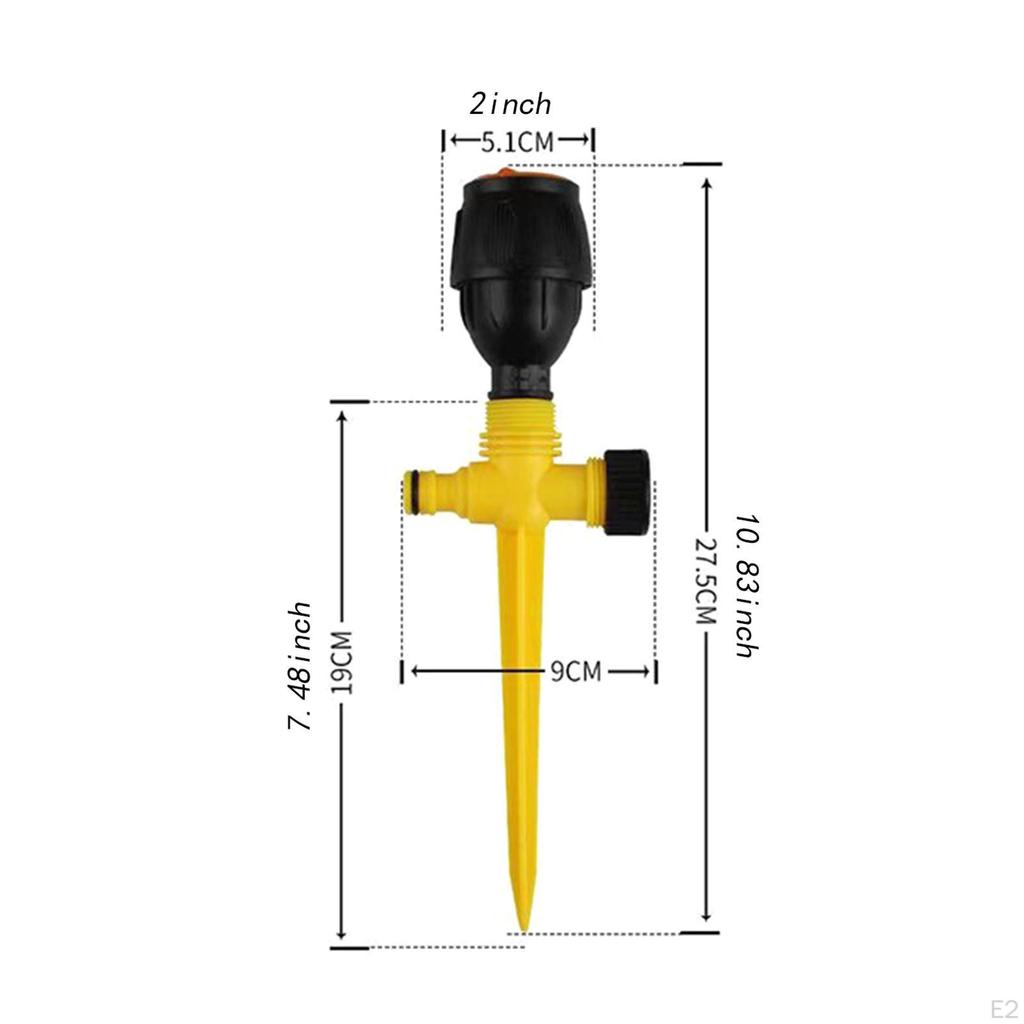 4 szt. Zraszacze ogrodowe do systemu nawadniania trawnika