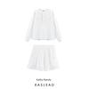 Kaslead New Women Clothes Western Style Fashion Embroidery Shirts Leisure Shorts 4786058 4786059