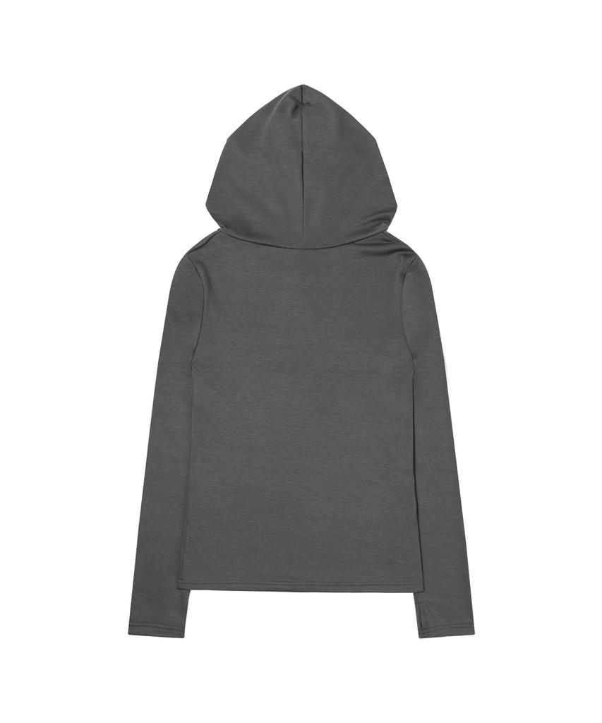 FANCY CLUB Pegasus Hooded Long Sleeve (Charcoal) F26Qb049