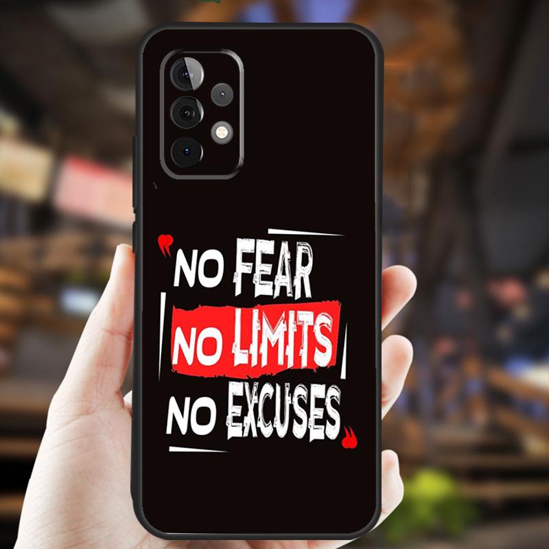 Motivational Gym Fitness Case For Samsung Galaxy A32 A56 A16 A15 A22 A52 A54 A14 A26 A36 A55 A35 A05 A06 A53 A33 A13