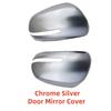For Kia Picanto Forte 2014 2015 2016 2017 ABS Rearview Car Accessories Plated Chrome Door Mirror Cover Trim Paste Style