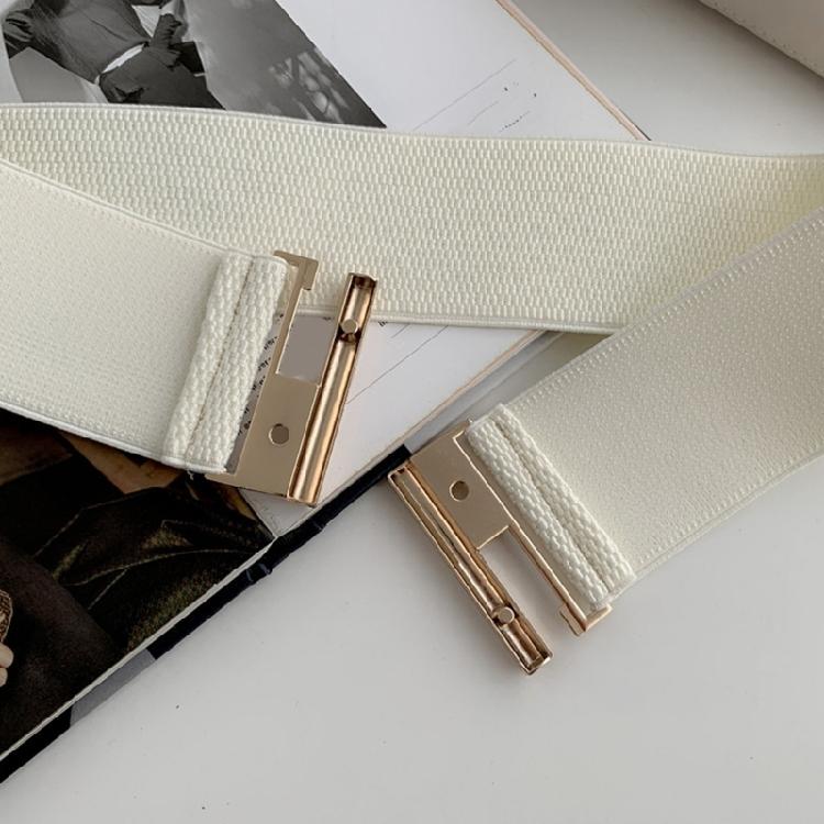 Contemporary Elastic Waist Belt Alloy Buckles Slimming Comfortable Design Elastic Waistband For Women's Outfits