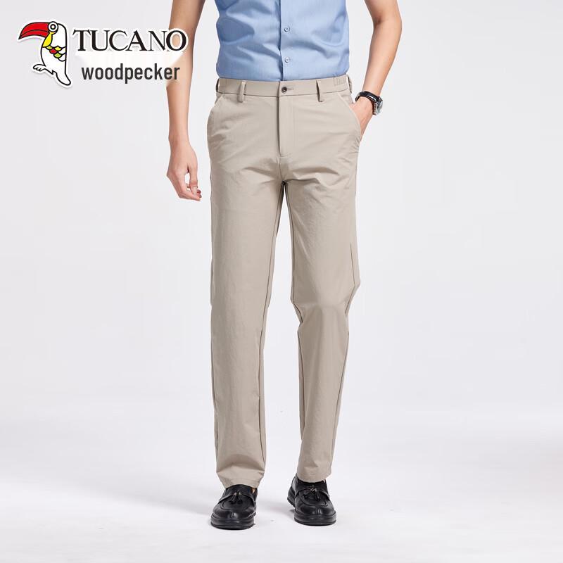 Tucano Men s Elastic Wrinkle-Resistant Straight-Leg Casual Pants 175/84A
