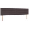 Box Spring Bed with Mattress Dark Brown 200 X 200 Cm Fabric