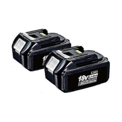 2 Pack for Makita 18v Battery 6.0 Ah Lxt Li-ion Bl1850b Bl1830b Bl1860b Cordless Less