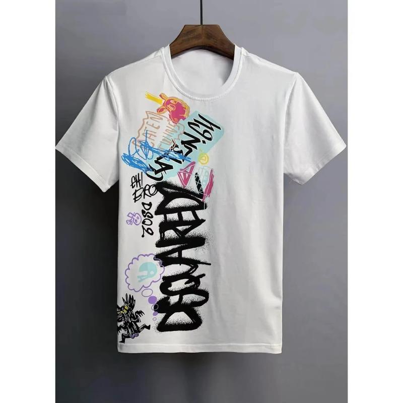 

Смішна футболка з графічним принтом тварини собаки для чоловіків, повсякденна, з коротким рукавом, оверсайз, пуловер, топ, чоловічий, жіночий, одяг для вулиці L