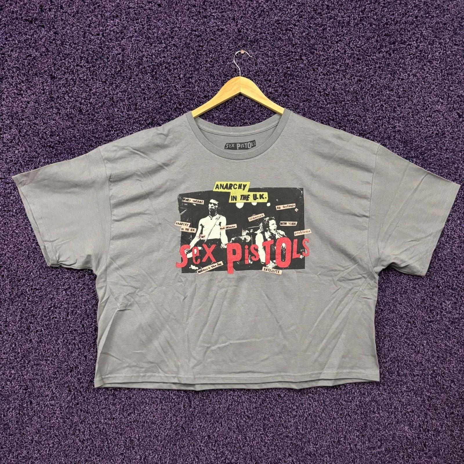 Sex Pistols Anarchy in the U.K. Crop Top Size Extra Large 2XL