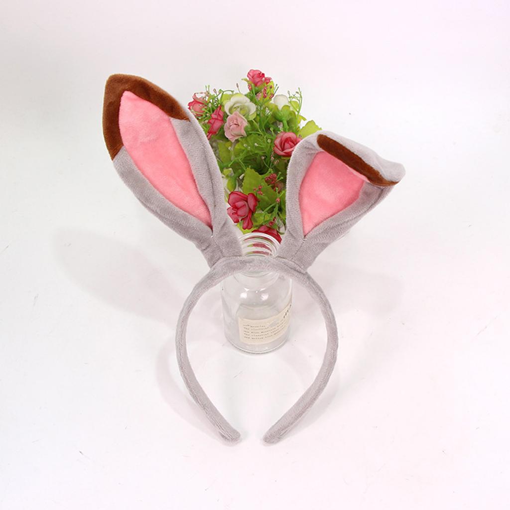 Cute Cosplay Rabbit Ears Hairband Fashion Accessory Women Adult Costume Party Decoration