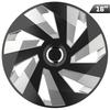 Vector RC Black / Silver Hubcaps 16", Set of 4