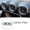 Per Mercedes Benz GLC X254 -2026 ABS Fibra di Carbonio Cornice Copri Ugello Aria Condizionata Auto Adesivo Decorativo Accessori Auto