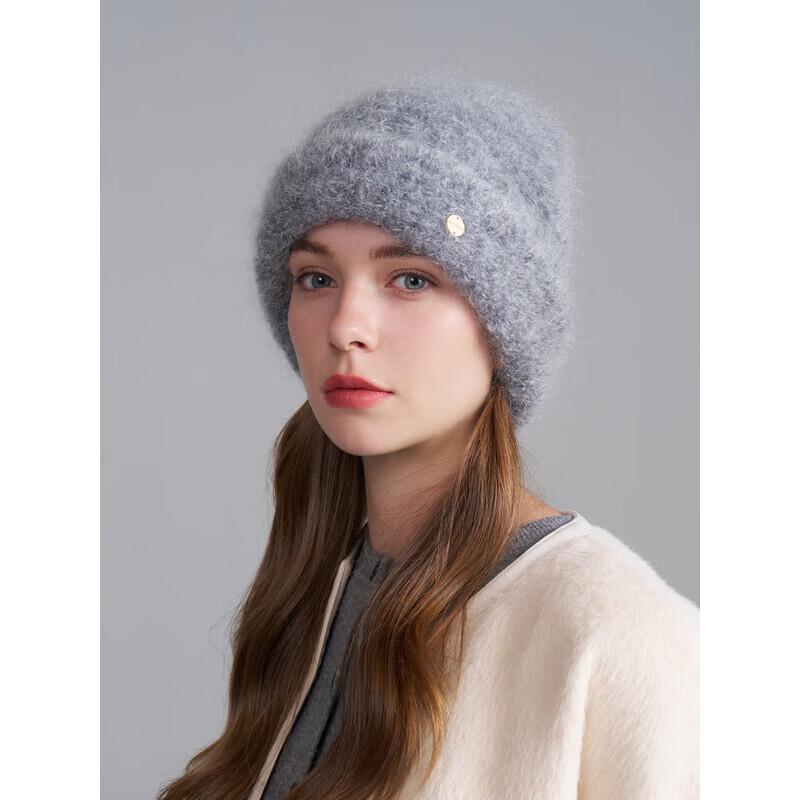 Женская вязаная шапка Kenmont из смесовой шерсти One Size