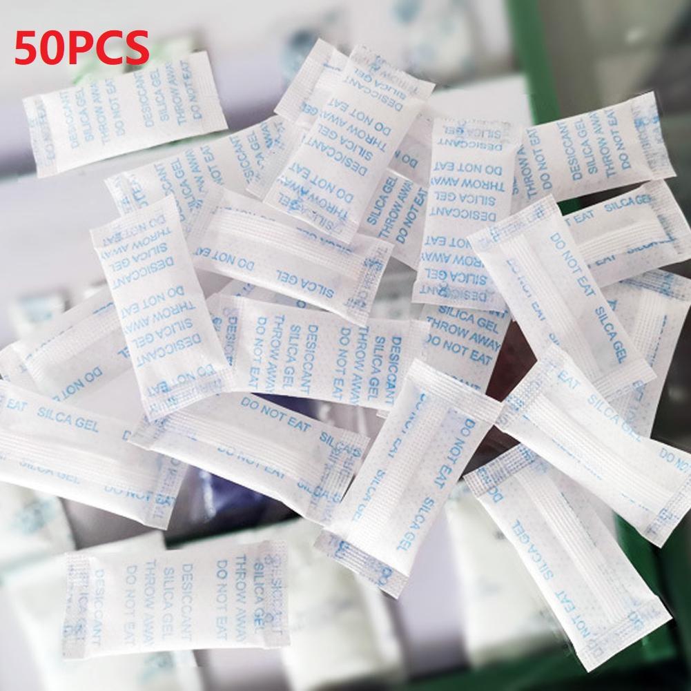 0.5g Non-Toxic Silica Gel Sachet Desiccant Damp Kitchen Room Moisture Absorber Dehumidifier Anti Humidity Bag Clothes Storage