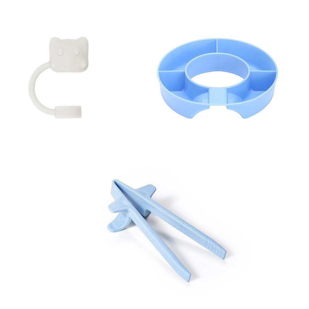 Miska na svačinu Podnos na ovoce a bonbony Nádoba Podnos na jídlo Potravinářský silikon Opakovaně použitelný Kroužek na svačinu Lehký Podnos na bonbony Dávkovač svačin