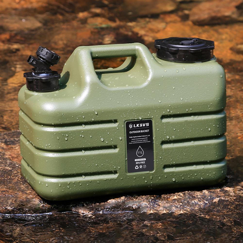 3 Gallon Water Container No Leakage Water Storage Tank with Spigot Water Storage Carrier for Camping Hiking Emergency