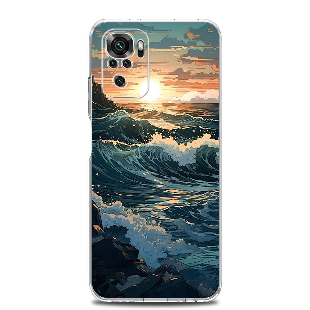 Landscape Art Soft TPU Phone Case For Xiaomi Redmi Note 15 14 13 12 4G 10 11 Pro Plus 5G 14C 13C 12C 10C 9A Clear Cover