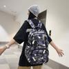 Letter Fashionable Tree Graffiti Large Capacity Student Backpack Daily For