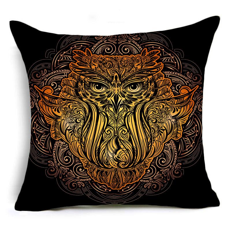 New Owl Pillow Cover Home Sofa Pillow Cover