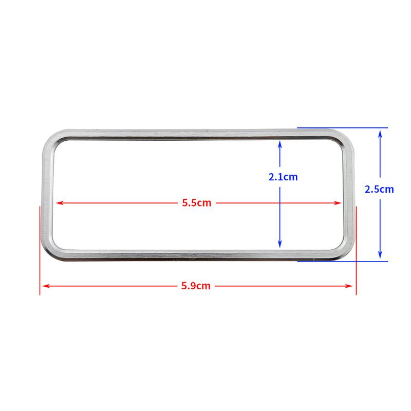 Brushed Alluminum ES Button Cover Trim Frame For Mercedes Benz E Class W212 E200L E260L E300L 2014 2015 Chrome Car Accessories