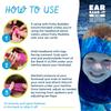 Ear Ultra Black Large Swimming Headband Best Swimming Headband Watertight and Secure Earplug Support Doctor Recommended Includes Safe Putty Buddies