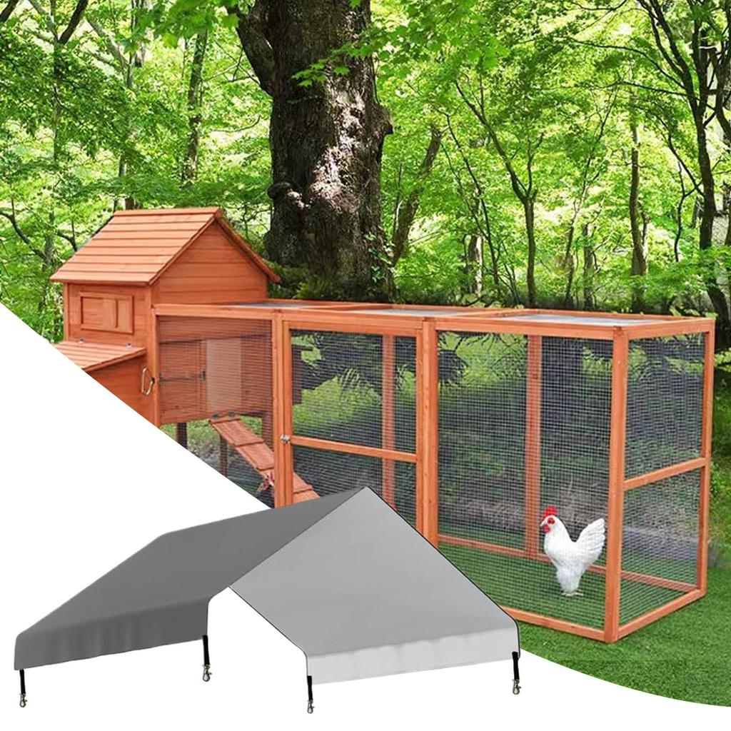 Chicken Coop Cover Waterproof Shade Cloth Replacement For Chicken Coop Long Lasting Accessory Screens Canopy Protection For