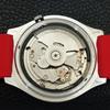 SEIKO 5 AUTOMATIC VINTAGE JAPAN 7009A MENS RED COLOR DIAL WATCH a701312-5 R206a-a701312