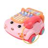 Baby Phone Toy with Music, Lights, Bilingual Educational Fun In Pink 200x190x115mm