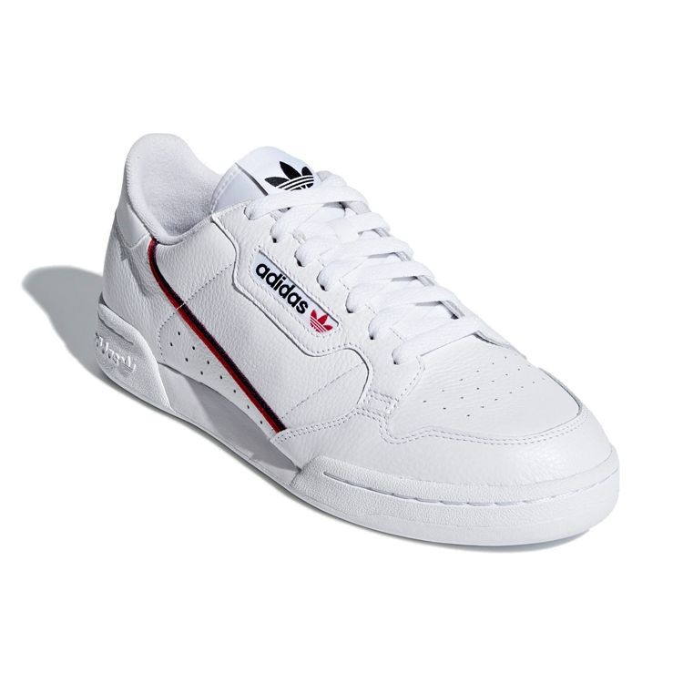 Adidas Continental 80 White Navy Scarlet Unisex joggesko Cloud-White Collegiate-Navy G27706
