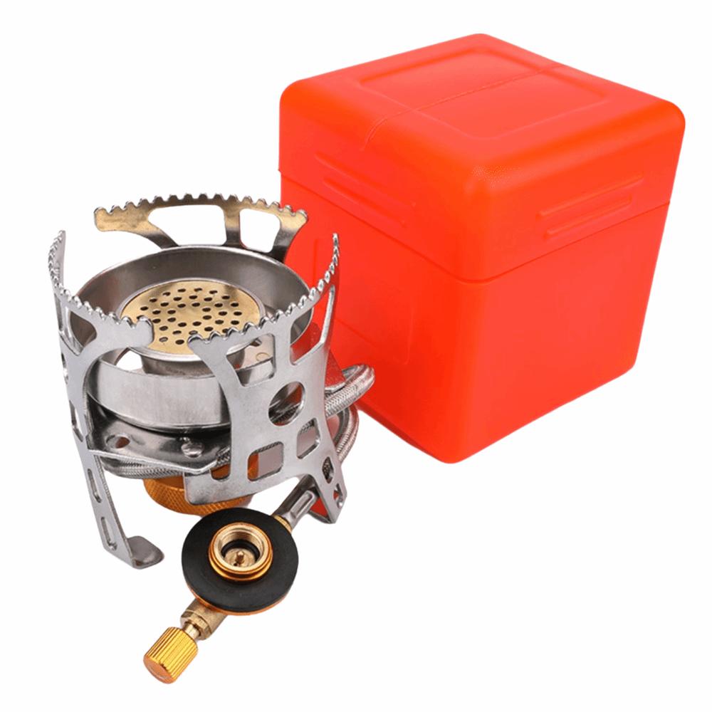 Aluminum Alloy, Copper Portable Gas Stove Lightweight Outdoor Stove Camping Stove  Outdoor Camping