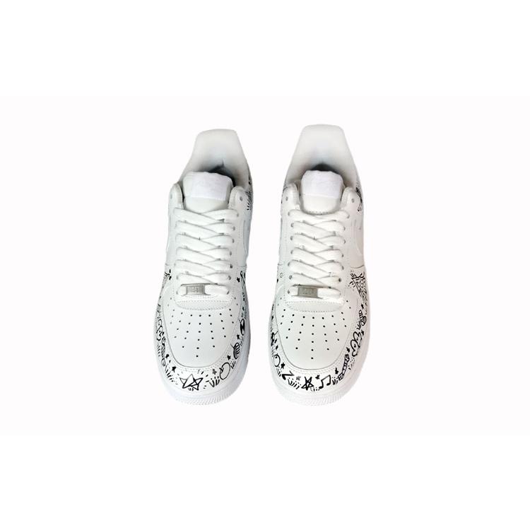 Nike Air Force 1 Low Air Force 1 Low top Skateboard Shoes Women's Black White DD8959-100(team5-)