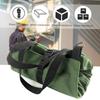 PENGGONG Tool Roll Up Bag Zippered Bag 5 Pockets Canvas Tool Organizer Portable Tool Roll up Pouch Tool Bag Workbag