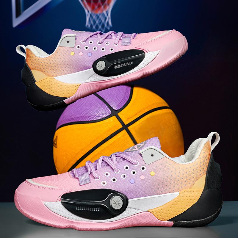 

2025 профессиональные кроссовки для реального боя дышащие нескользящие баскетбольные кроссовки мужская обувь обувь для детей старшего возраста фрикционный звук ученики средней школы спор 45