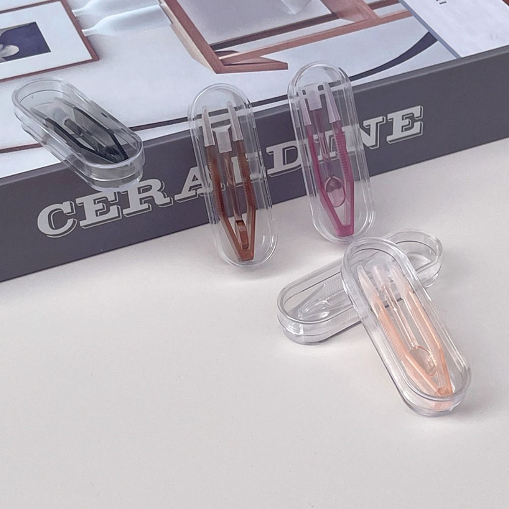 With Suction Stick Contact Lens Inserter Remover Transparent Clip Contact Lens Case  for Eye Care