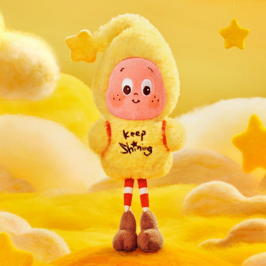 POP MART Twinkle Twinkle Sweet Dreams Forecact Series Plush Pendant Pop Mart Gachapon Blind Box Figure Original Character Birthday Gift (1 Piece)