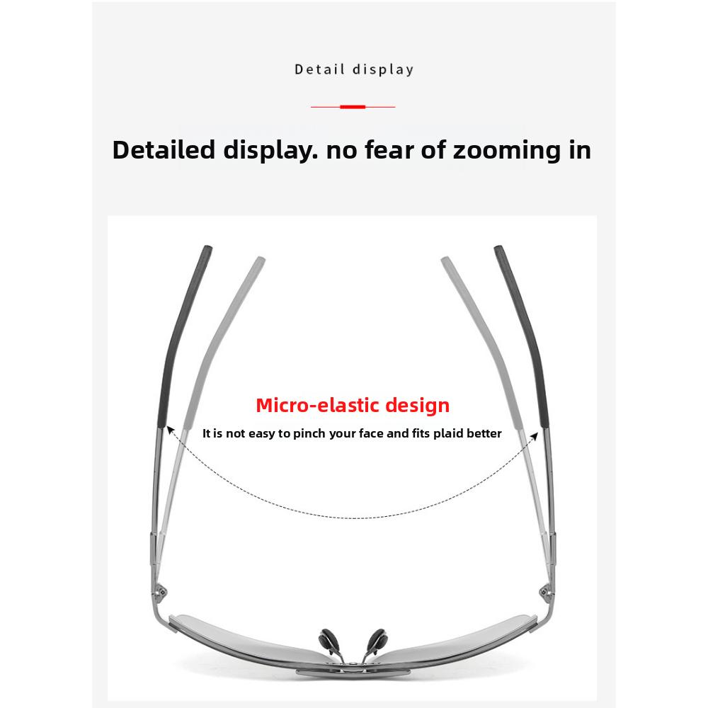 Neuer verbesserter Fahrer Tag und Nacht Blendschutz Fahrbrille polarisierte Nachtsichtbrille Angeluhr Bleichbrille