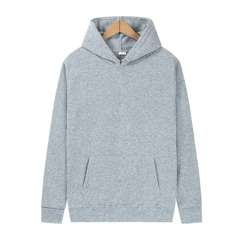 Men's Women's Solid Color Hoodies Casual Loose Fleece Autumn Winter Sportswear Hip-hop Pullover Top 20 Colors