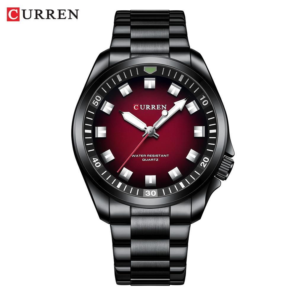 Luxury Watch Business Waterproof Male Clock Luminous Stainless Steel Quartz Men Watch