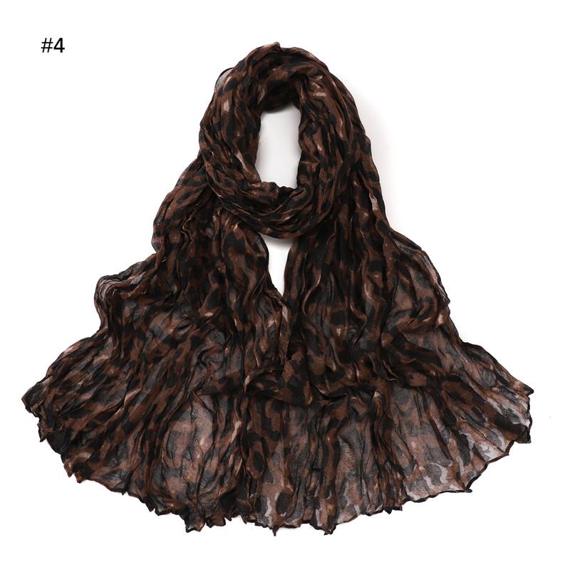 

НОВЫЙ Вуалевый Шарф с Леопардовым Принтом Женский Роскошный Платок Весенне-Летняя Мода Универсальная Женская Шаль 180X80CM