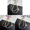 Luxury Water Dazzle Swan Smartphone Lanyard With Double Layer Chain For Women And Men