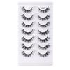 7 Pairs Of Chemical Fiber False Eyelashes Simulation Curled Thick Short Eyelashes