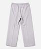 LENGAGEMENT Two-Pleated Wide Elastic Waist Slacks [Light Gray]