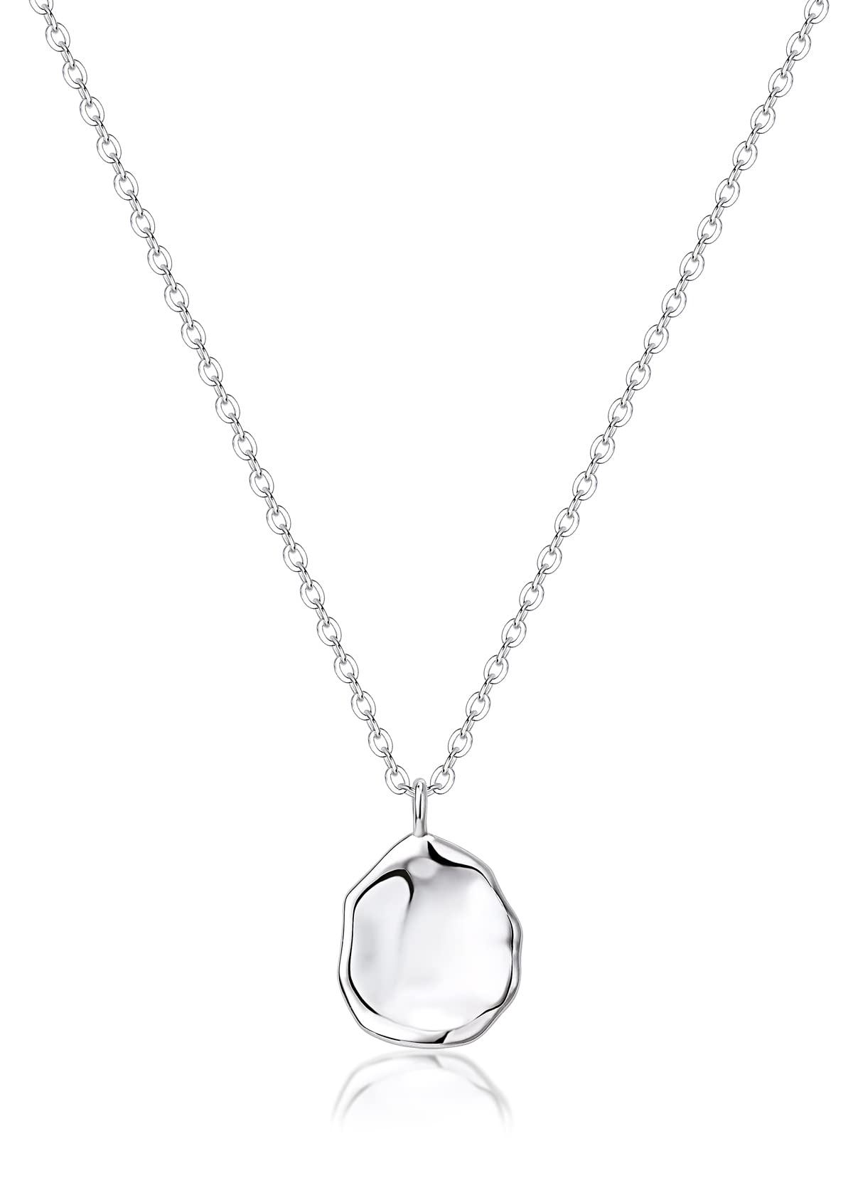 

[lady like] Silver 925 Drop Charm Necklace ERP