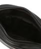 Daks Men'S Accessories Black Logo Embellished Leather Crossbody Bag Dbba6F003Bk