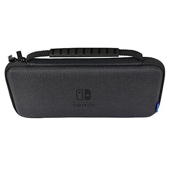 Nintendo Licensed Product Slim Hard Pouch Plus Switch Black OLED Model Compatible